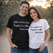 Groom Wedding Custom Shirt - Just Married Husband