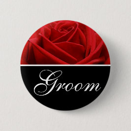 Groom Wedding Designation Pins Ronde Button 5,7 Cm