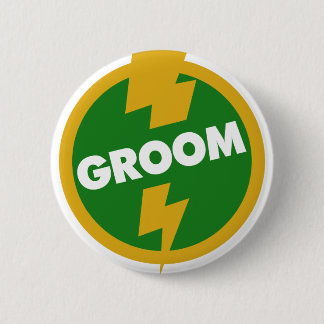 Groom Wedding - Dupree Ronde Button 5,7 Cm