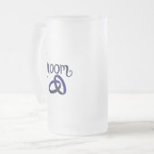 Groom Wedding Favors Matglas Bierpul (Voorkant links)