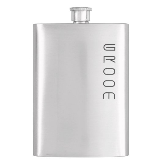 Groom Wedding Party Flask Heupfles (Voorkant)