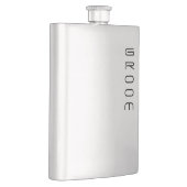 Groom  Wedding Party Flask Heupfles (Rechts)
