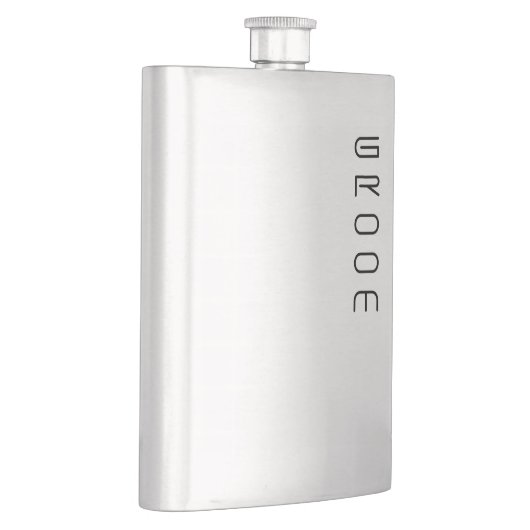 Groom  Wedding Party Flask Heupfles (Rechts)