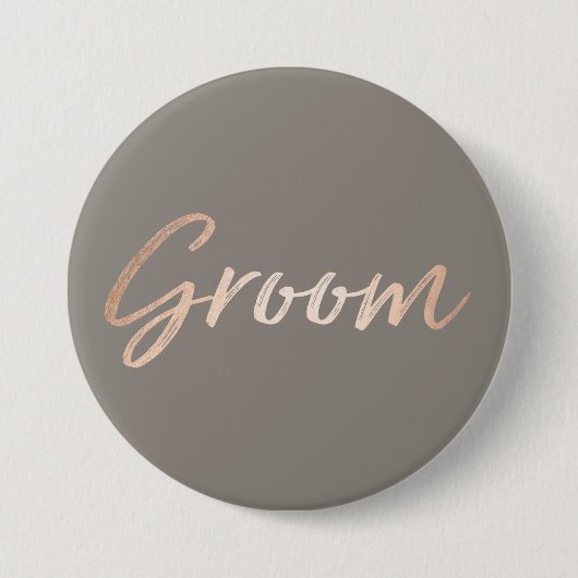 Groom Wedding Rehearsal Ronde Button 7,6 Cm (Voorkant)