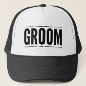 Groom Wedding Trucker Hat Trucker Pet (Voorkant)