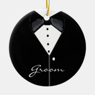 Groom Wedding Tuxedo Keramisch Ornament