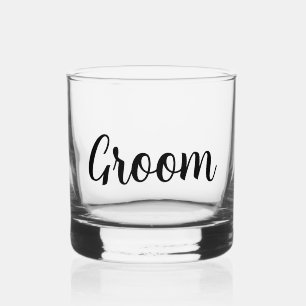 Groom Wedding Whisky Glas