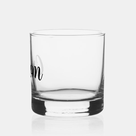 Groom Wedding Whisky Glas (Links)