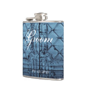 Groom Whiskey Flask Rustiek Tin Panel Plafond Coun Heupfles (Links)