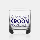 Groom  whisky glas (Voorkant)