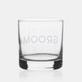 Groom  whisky glas (Achterkant)