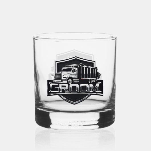 Groom Whisky Glas (Voorkant)