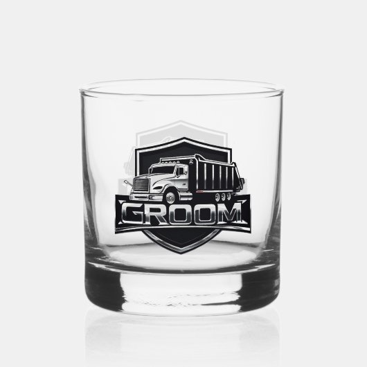 Groom Whisky Glas (Achterkant)