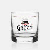 Groom Whisky Glas (Voorkant)