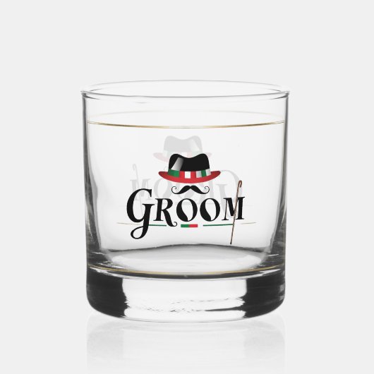 Groom Whisky Glas (Voorkant)