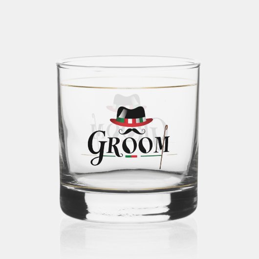 Groom Whisky Glas (Achterkant)