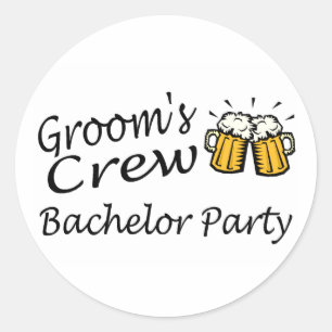 Groombemanning (bijenkanonnen) ronde sticker