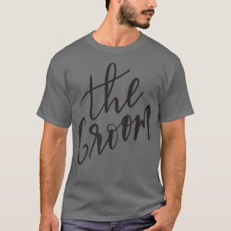 GroomBlk Lettering T-shirt