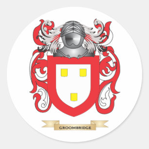 Groombridge Wapenstaart (familiekust) Ronde Sticker