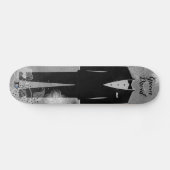 Groombuis op verhit grijs dvd-merk persoonlijk skateboard (Horizontaal)