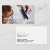 Groomer Combing Dog Hair Visitekaartje (Voorkant / Achterkant)