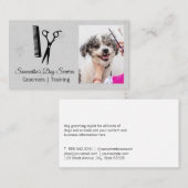Groomer Cutting Dog Hair Visitekaartje (Voorkant / Achterkant)