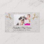 Groomer Cutting Dog Hair Visitekaartje (Voorkant)