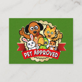 Groomer, Dog Walker, Dierenarts, enz. Visitekaartje