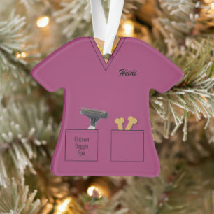 Groomer Veterinary Assistant Professional Ornament