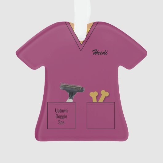 Groomer Veterinary Assistant Professional Ornament (voorkant)