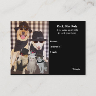 Groomerkaart Visitekaartje