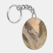 Grooming baboons sleutelhanger (Voorkant Links)