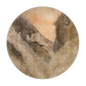 Grooming baboons snijplank (Voorkant)