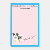 Grooming Dog Personalized Modern Collection Post-it® Notes (Voorkant)