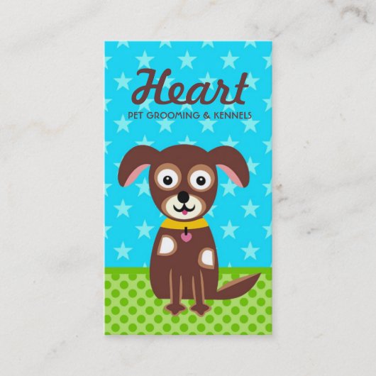 GROOMING KENNEL VISITEKAARTJE (Voorkant)