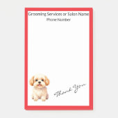 Grooming Personalized Luxury Trendy Collection Post-it® Notes (Voorkant)