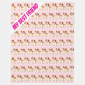 Grooming Personalized Trendy Collection Fleece Deken (Voorkant)