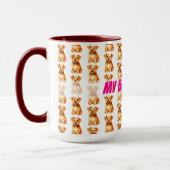 Grooming Pet Personalized Gold Elegant Collection Mok (Links)
