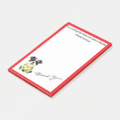 Grooming Pet Personalized Luxury Trendy Collection Post-it® Notes (Schuin)