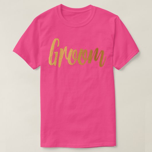 GroomMatching Wedding Bride Bachelor Party  T-shirt (Design voorkant)