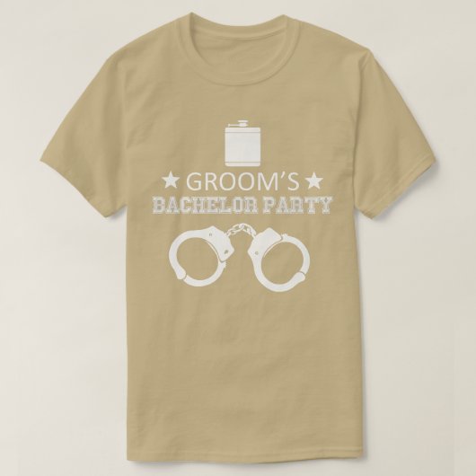 Grooms Batchelor Party Funny T-shirt (Design voorkant)