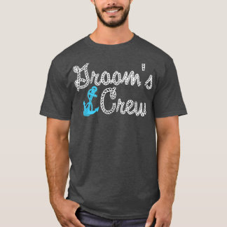 Grooms bemanning Funny Boat Cruise Bachelor T-shirt