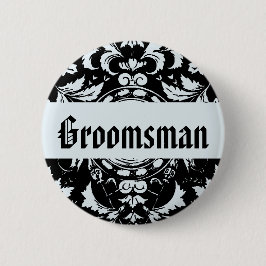 Grooms Bestman Wedding Button