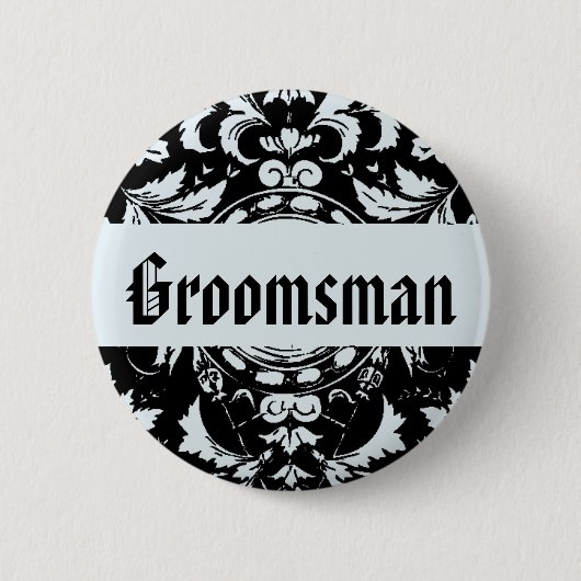 Grooms Bestman Wedding Button (Voorkant)