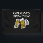 Groom's Brew Crew Funny Groomsmen Bachelor Party Spandoek<br><div class="desc">Groom's Brew Crew Funny Groomsmen Bachelor Party</div>