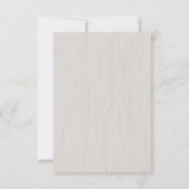 Grooms Bruiloft Tarot RSVP Kaartje (Achterkant)