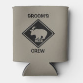 Groom's Crew Bachelor Party Favorieten Koelbox Blikjeskoeler (Voorkant)