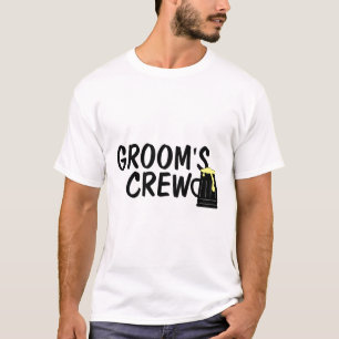 Grooms Crew Bier T-shirt