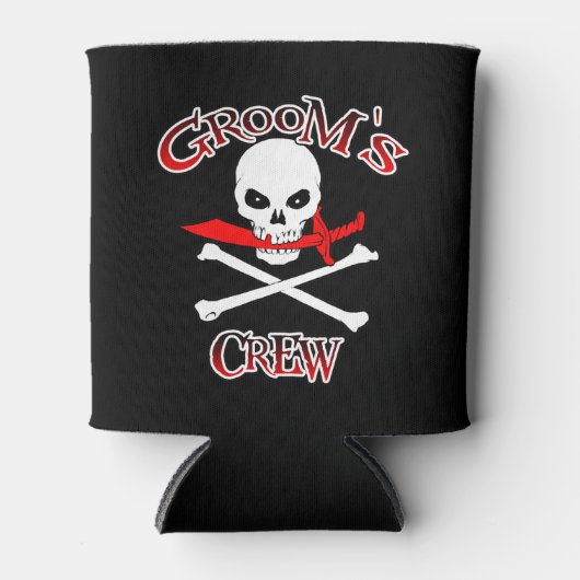 Groom's Crew Blikjeskoeler (Voorkant)