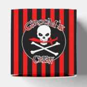 Groom's Crew Favor Box Bedankdoosjes (Bovenkant)